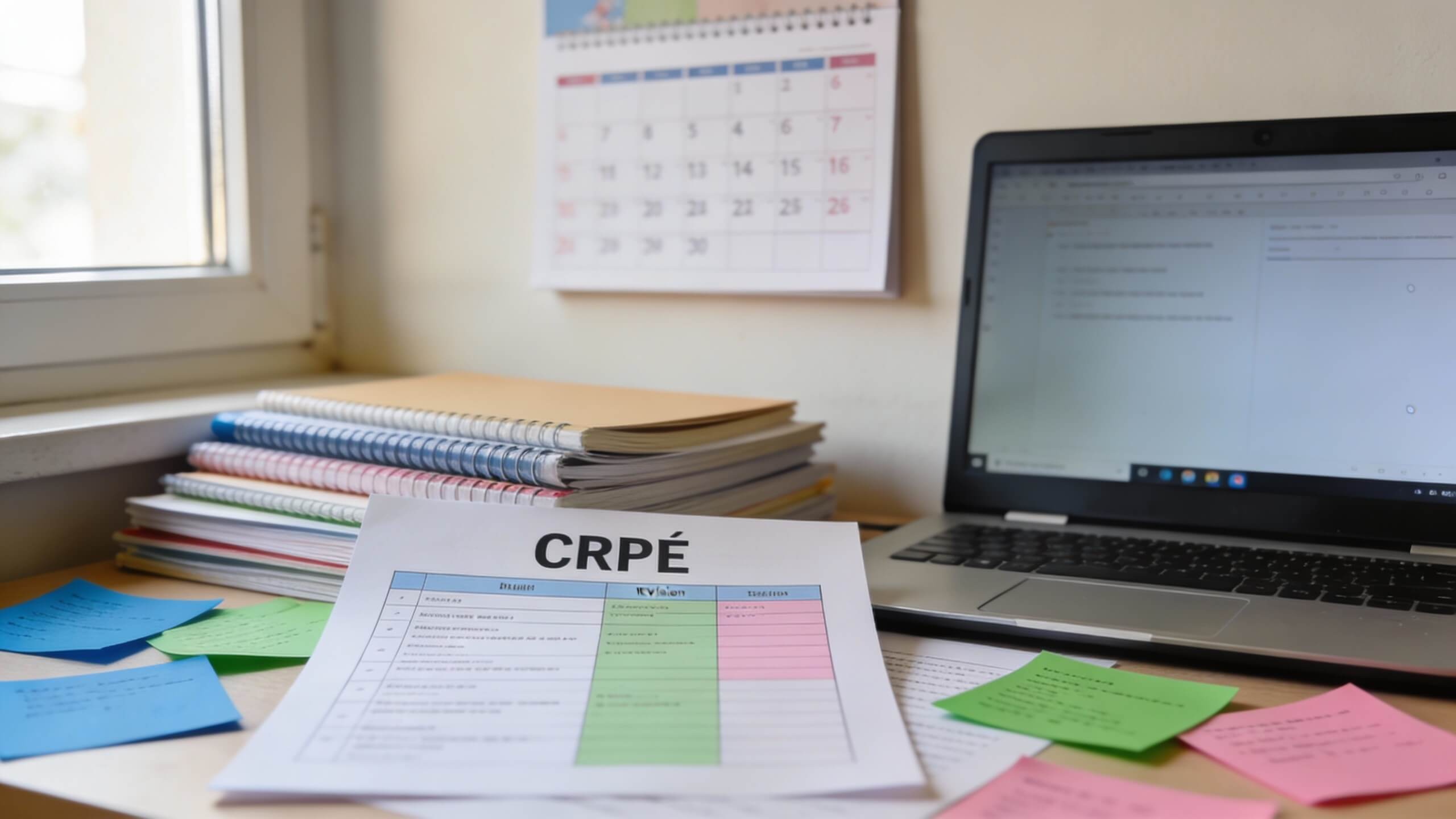 Planning de révision CRPE : organiser efficacement ses révisions