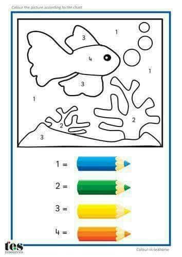 Coloriage Poisson et coraux à imprimer et colorier
