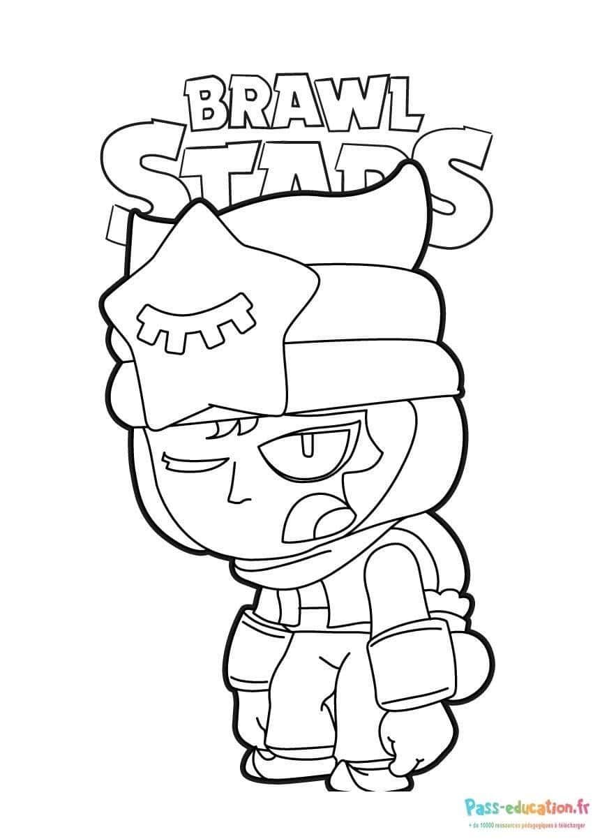 Coloriage Brawl Stars Leon à imprimer et colorier