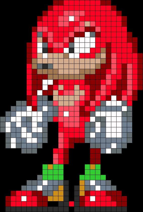 Coloriage Sonic rouge à imprimer et colorier