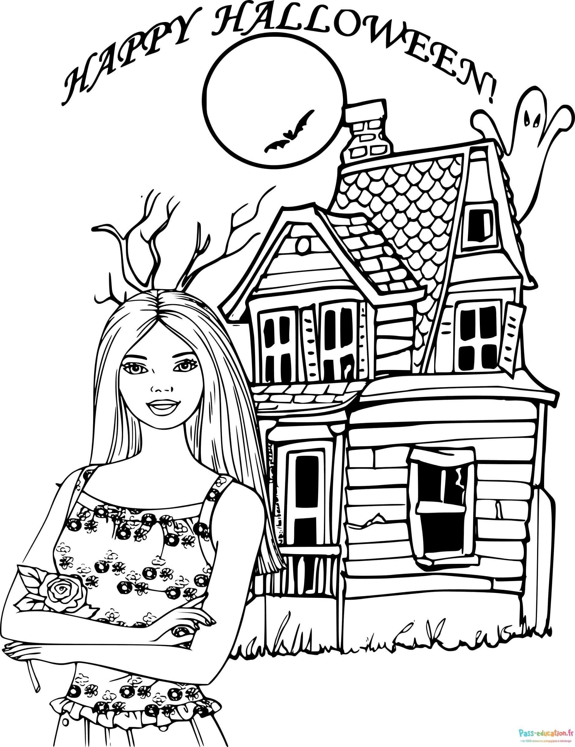 Coloriage Halloween à colorier à imprimer et colorier