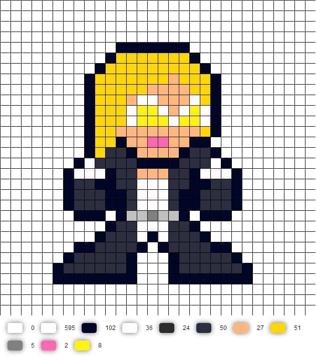 Coloriage Super-héros jaune à imprimer et colorier