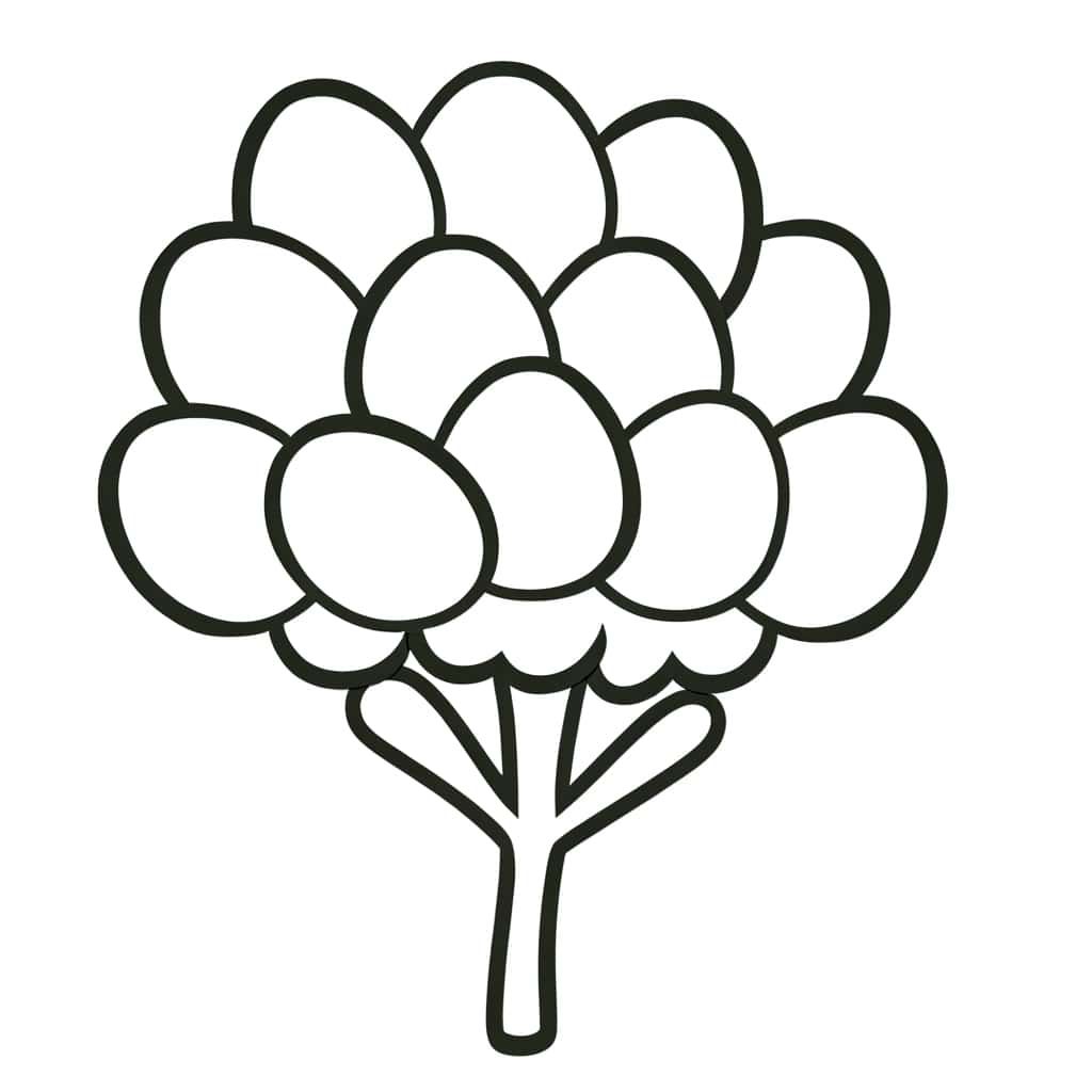 Coloriage Buisson à imprimer et colorier