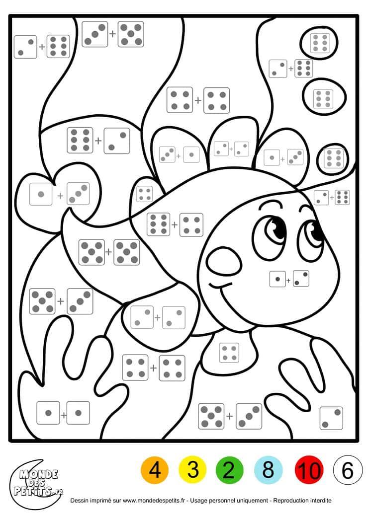 Coloriage Désolé, il y a eu une confusion. Voici la réponse correcte:

Calculs Colorés à imprimer et colorier