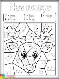 Coloriage Renard géométrique à imprimer et colorier