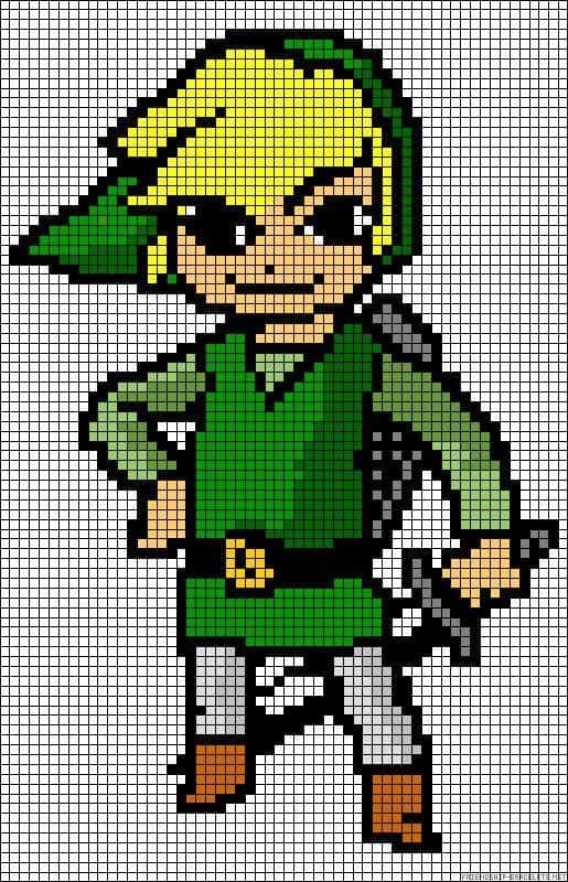 Coloriage Aventurier pixelisé à imprimer et colorier