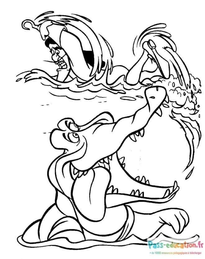 Coloriage Aventure aquatique à imprimer et colorier