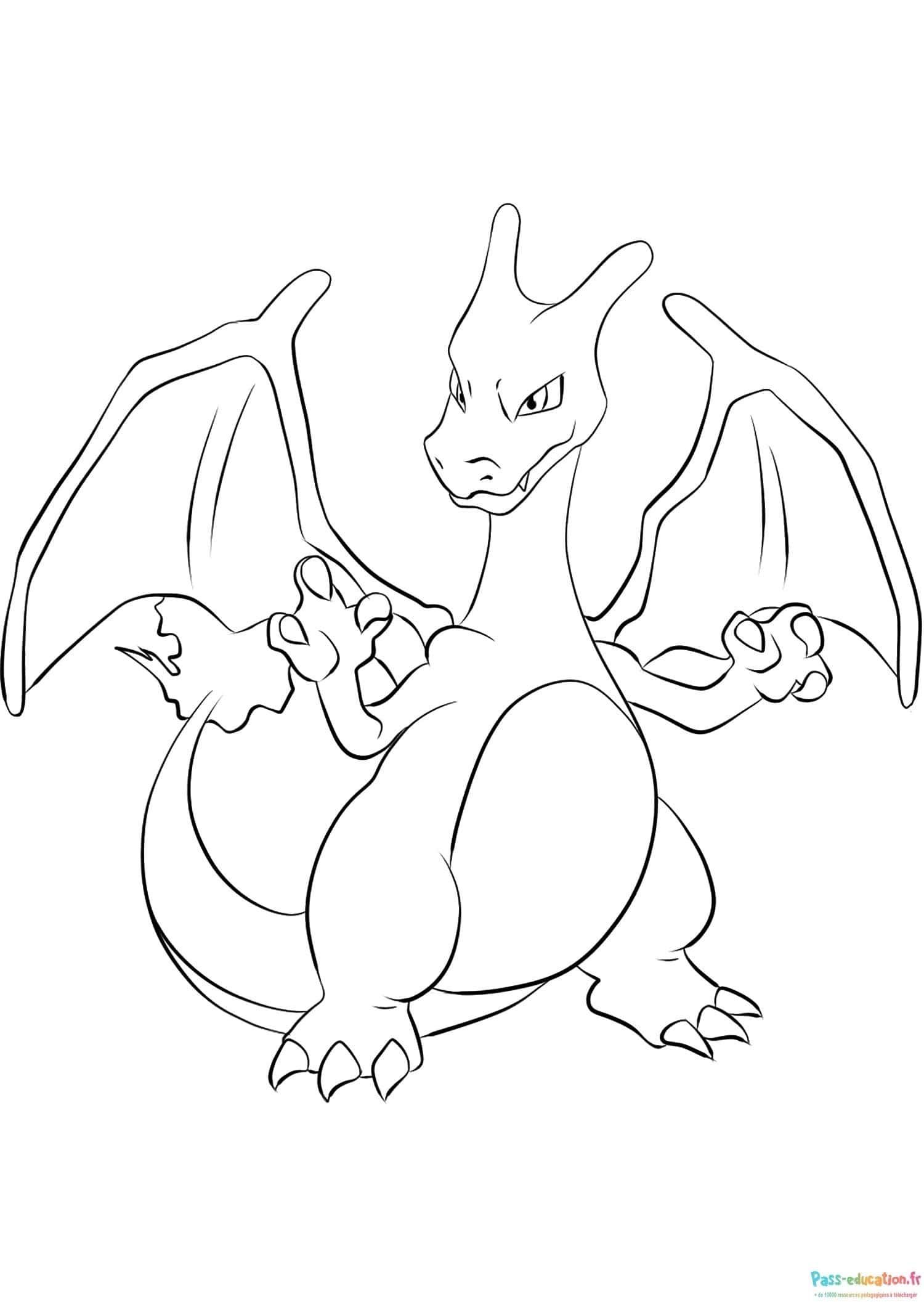 Coloriage Dragon fantastique à imprimer et colorier