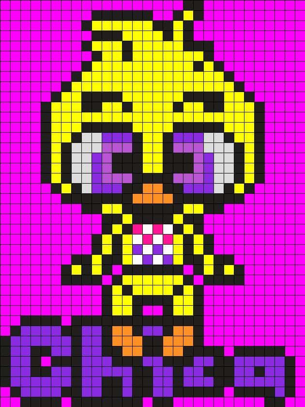 Coloriage Chica FNAF à imprimer et colorier