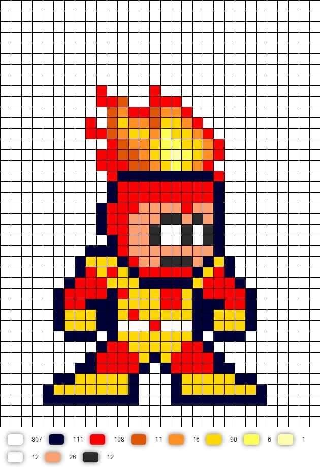 Coloriage Super-héros enflammé à imprimer et colorier