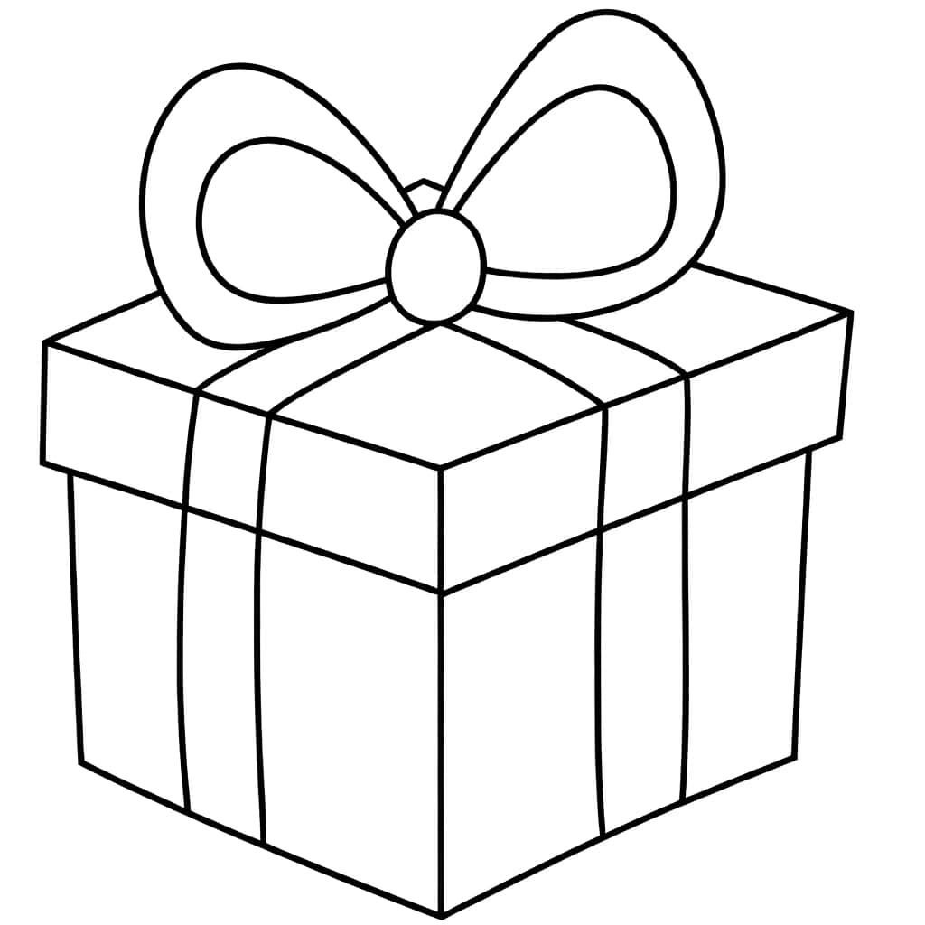 Coloriage Cadeau à colorier à imprimer et colorier