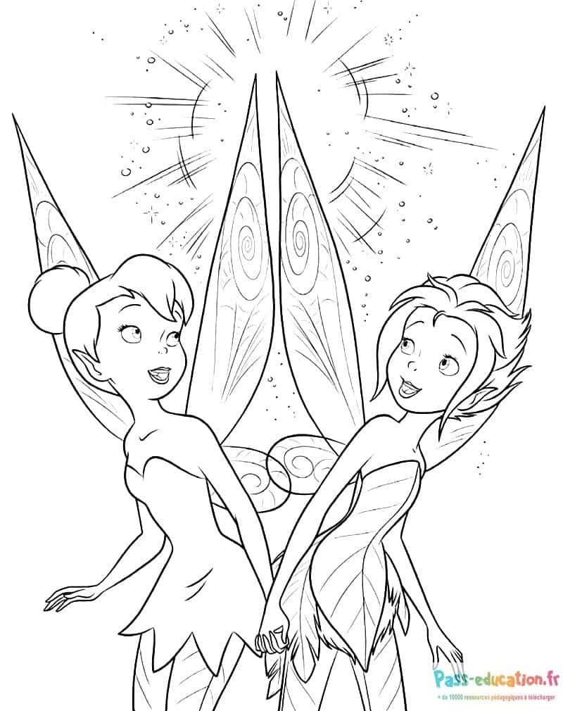 Coloriage Fées magiques à imprimer et colorier