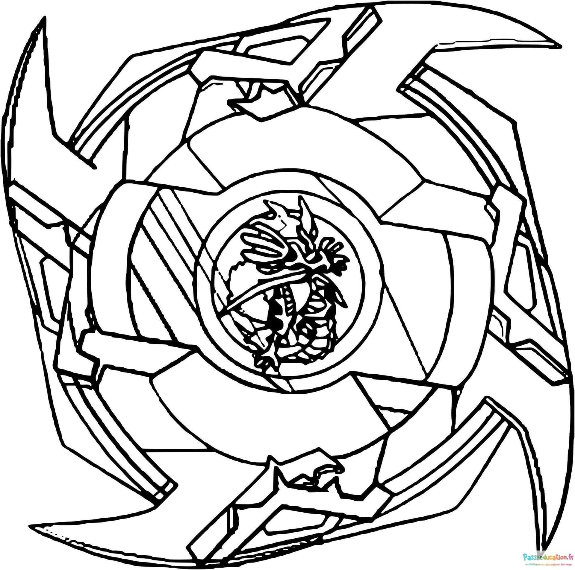 Coloriage Toupie Beyblade à imprimer et colorier