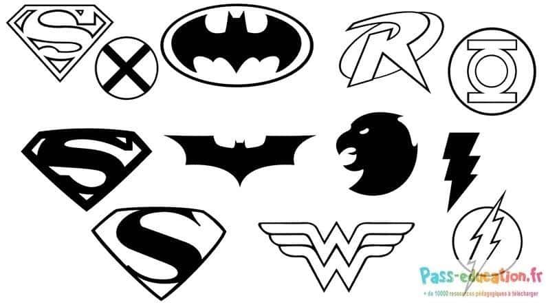 Coloriage Super Héros à imprimer et colorier