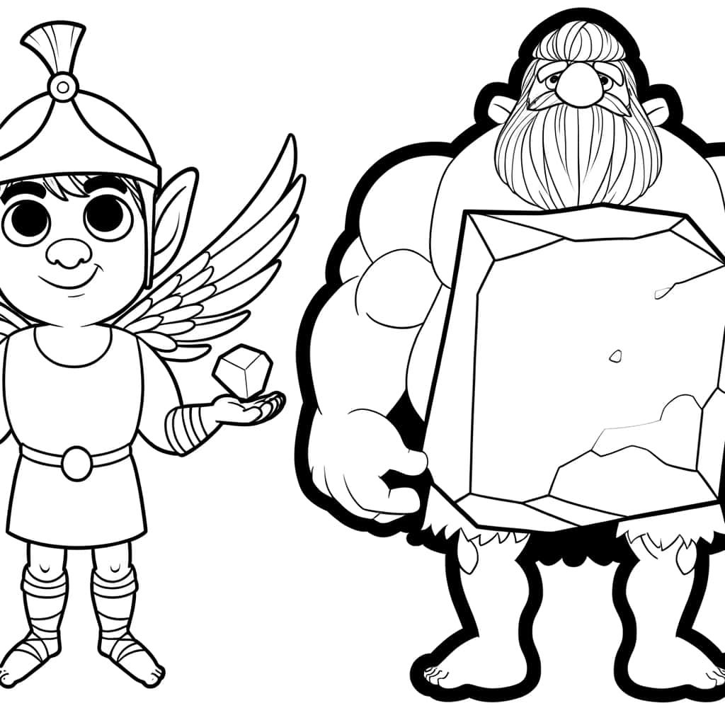 Coloriage Astérix et Obélix à imprimer et colorier