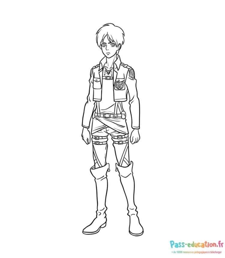 Coloriage Uniforme militaire à imprimer et colorier