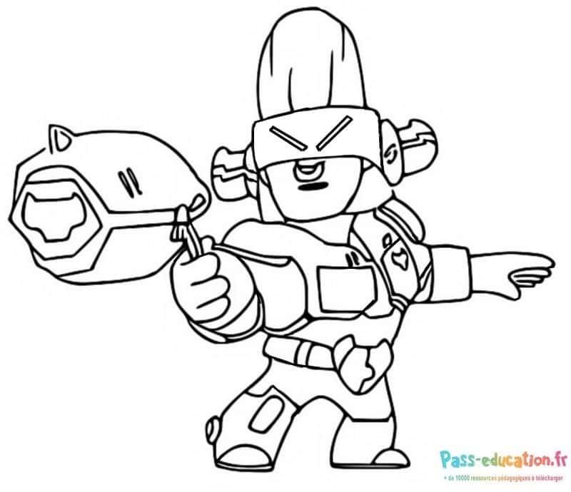Coloriage Astronaute Super-Héros à imprimer et colorier