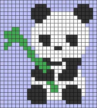 Coloriage Panda au bambou à imprimer et colorier