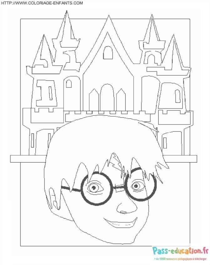 Coloriage Château magique à imprimer et colorier