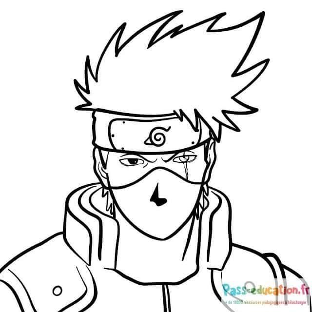 Coloriage Jeune ninja à imprimer et colorier