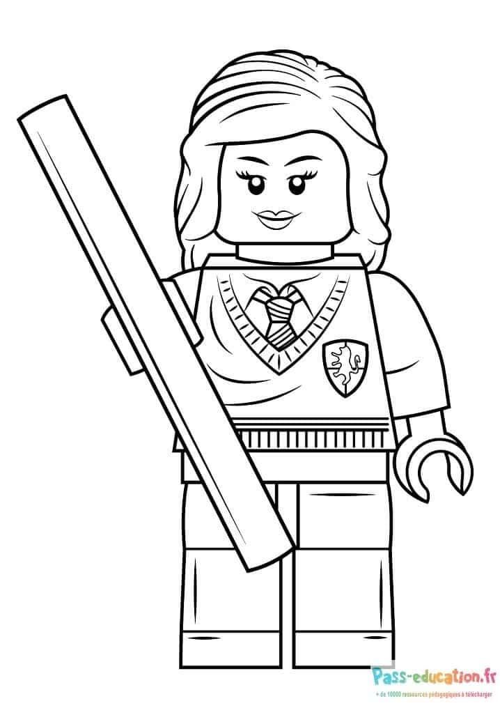 Coloriage Hermione Granger à imprimer et colorier