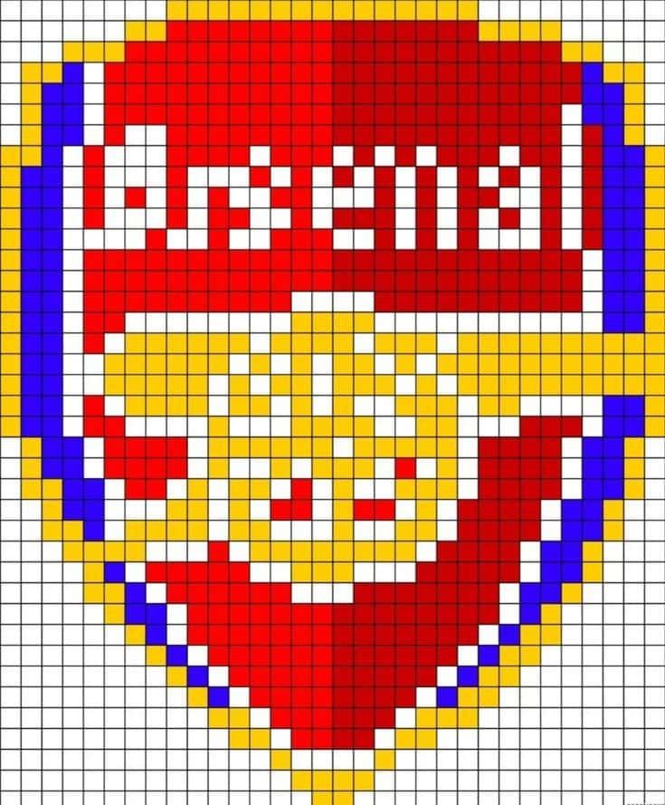 Coloriage Emblème Arsenal à imprimer et colorier