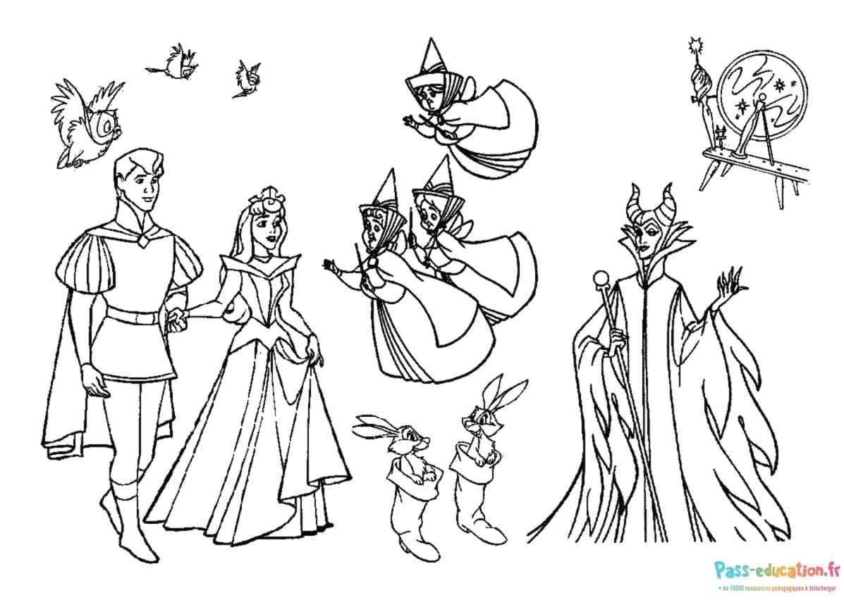 Coloriage Bal royal enchanté à imprimer et colorier