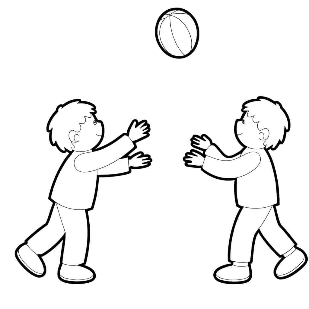 Coloriage Jeu de catch à imprimer et colorier