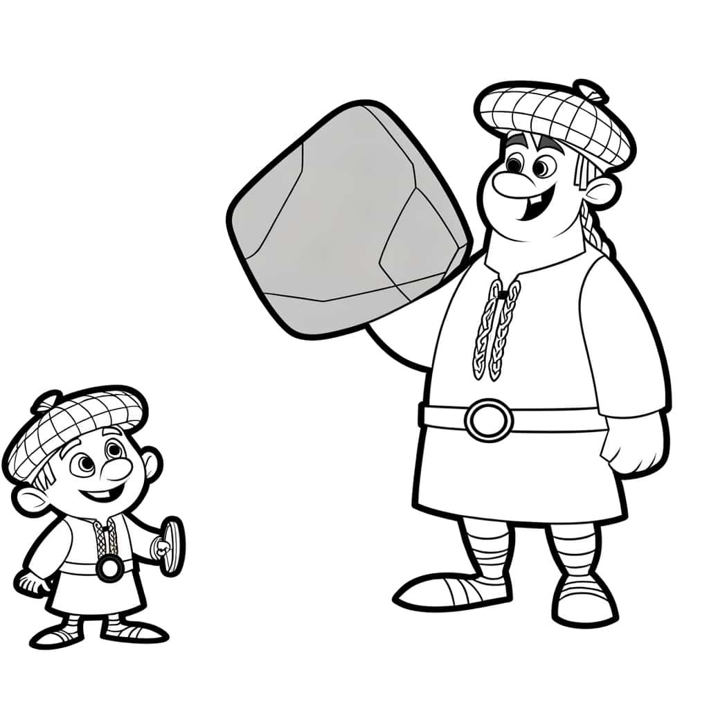 Coloriage Astérix et Obélix à imprimer et colorier