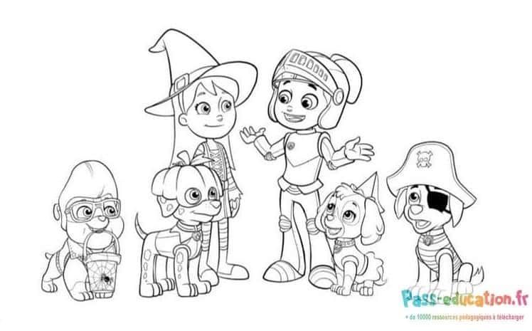 Coloriage Stella et amis à imprimer et colorier