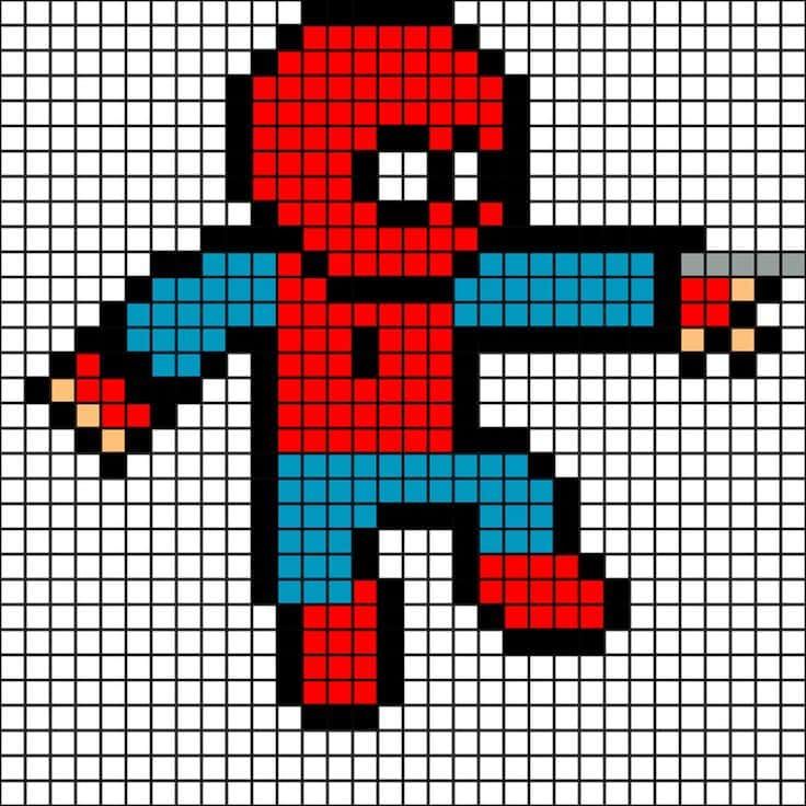 Coloriage Spiderman à imprimer et colorier