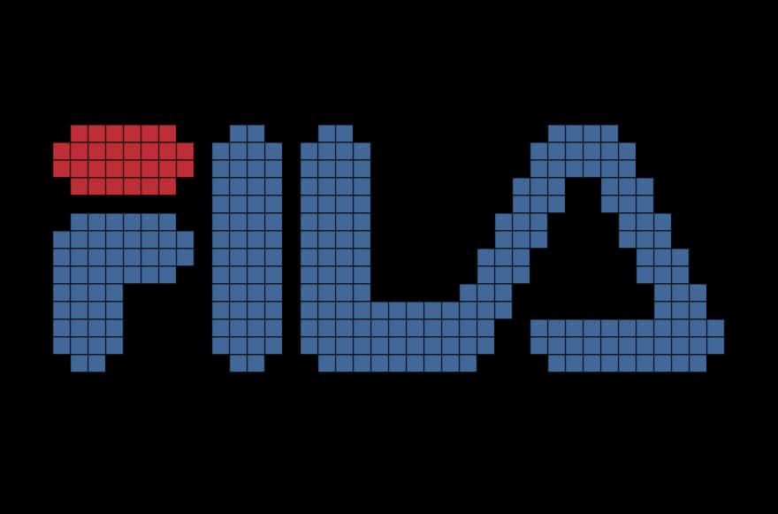 Coloriage Logo FILA à imprimer et colorier