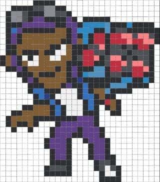 Coloriage Brawler avec canon à imprimer et colorier