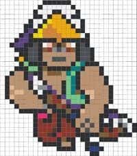 Coloriage Guerrier Brawl Stars à imprimer et colorier