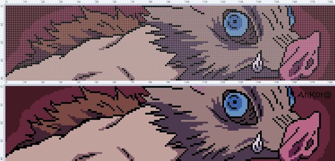 Coloriage Démons Tanjirou à imprimer et colorier