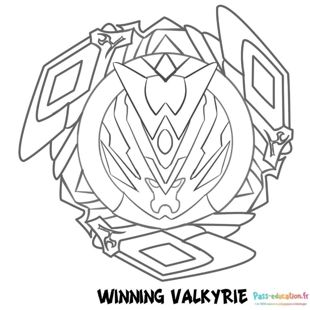 Coloriage Winning Valkyrie à imprimer et colorier