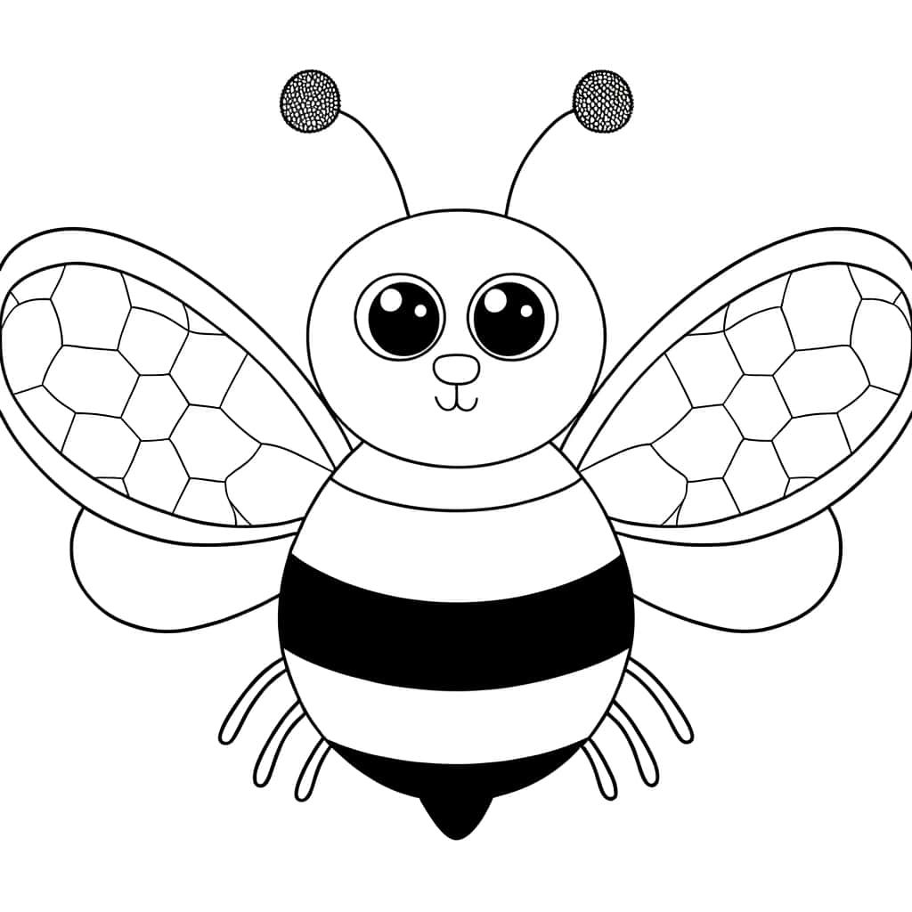 Coloriage Abeille à colorier à imprimer et colorier