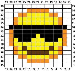 Coloriage Emoji souriant à imprimer et colorier