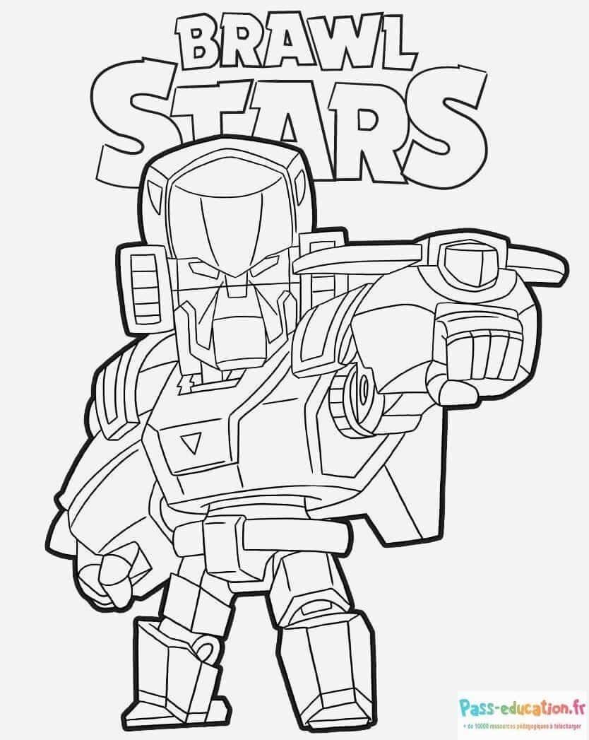 Coloriage Robot de combat à imprimer et colorier
