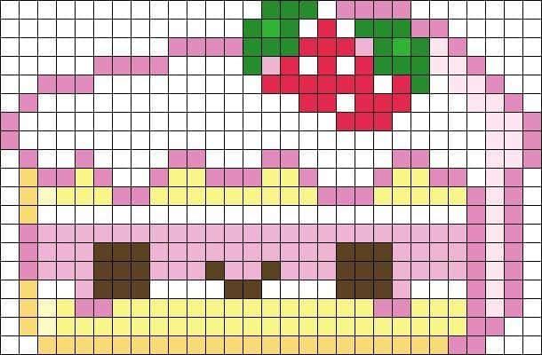 Coloriage Glace à la fraise à imprimer et colorier