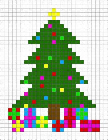 Coloriage Sapin de Noël à imprimer et colorier
