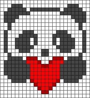 Coloriage Panda joyeux à imprimer et colorier