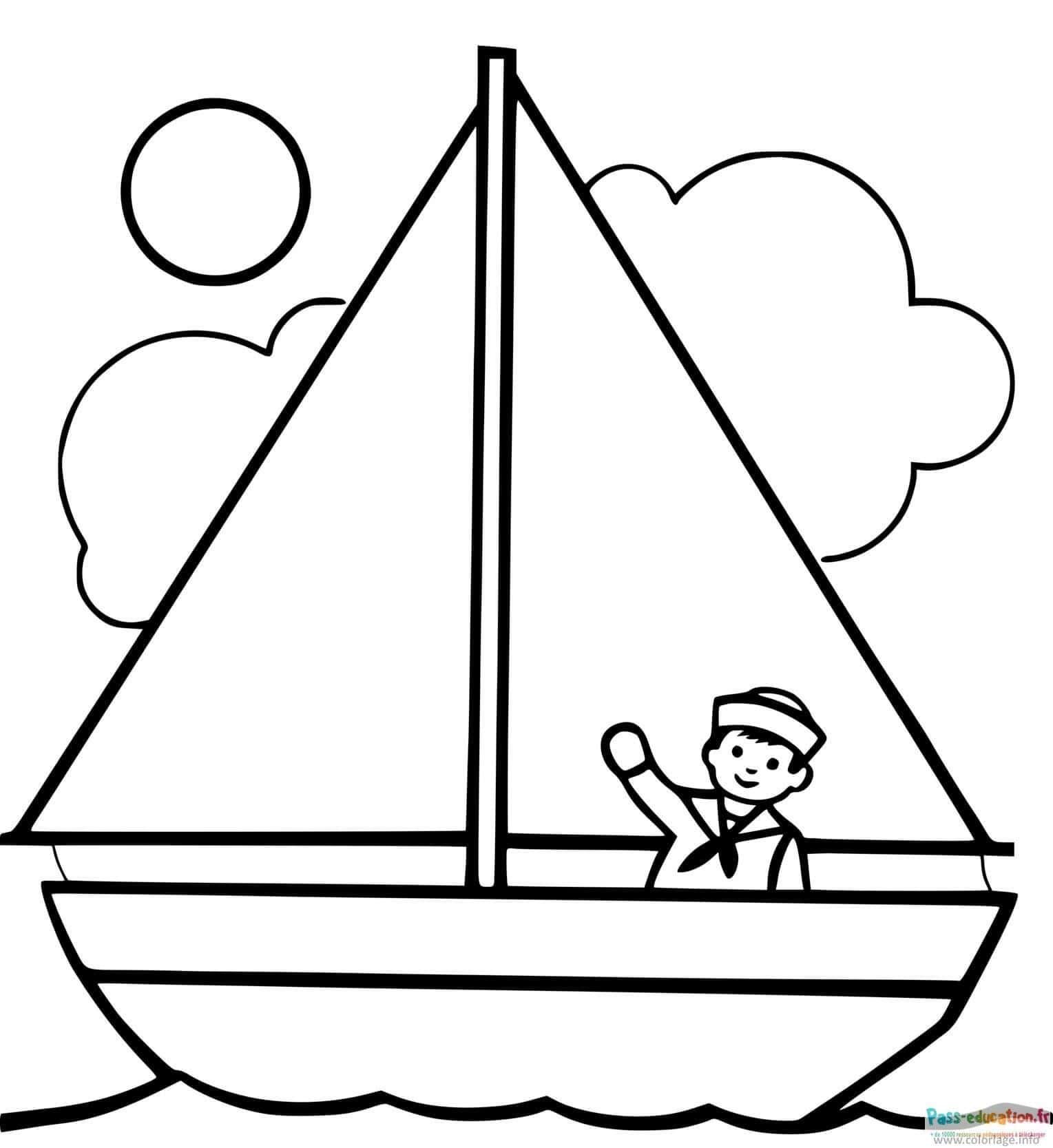 Coloriage Navigateur en herbe à imprimer et colorier
