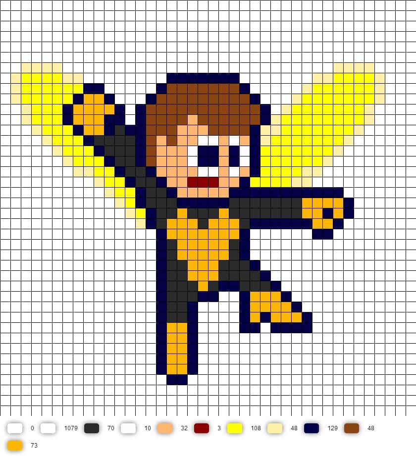 Coloriage Super-héros volant à imprimer et colorier