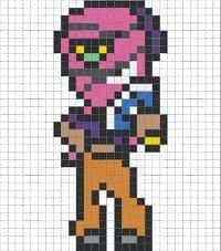 Coloriage Brawler mystérieux à imprimer et colorier