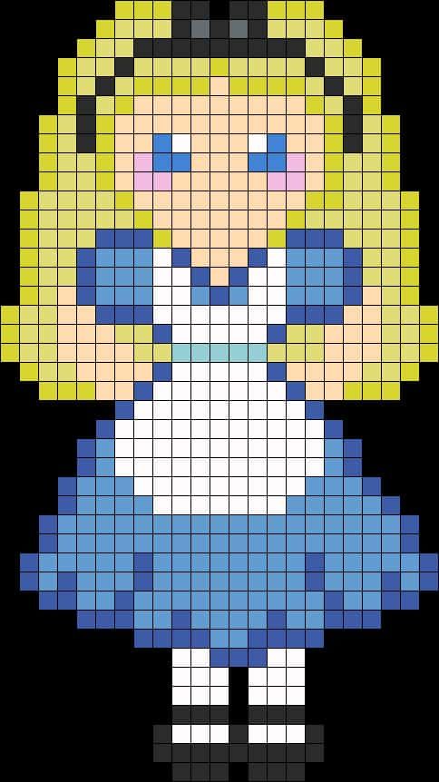 Coloriage Alice au Pays des Merveilles à imprimer et colorier