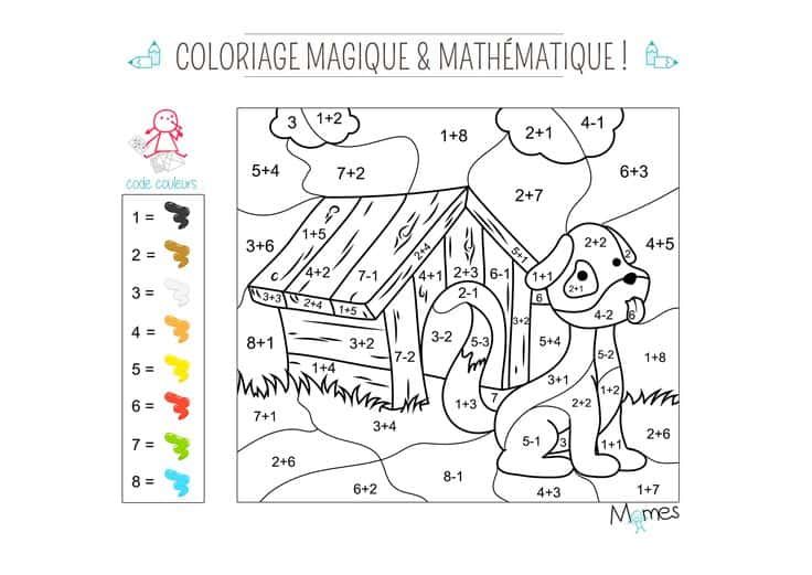 Coloriage Mathématiques et coloriage à imprimer et colorier
