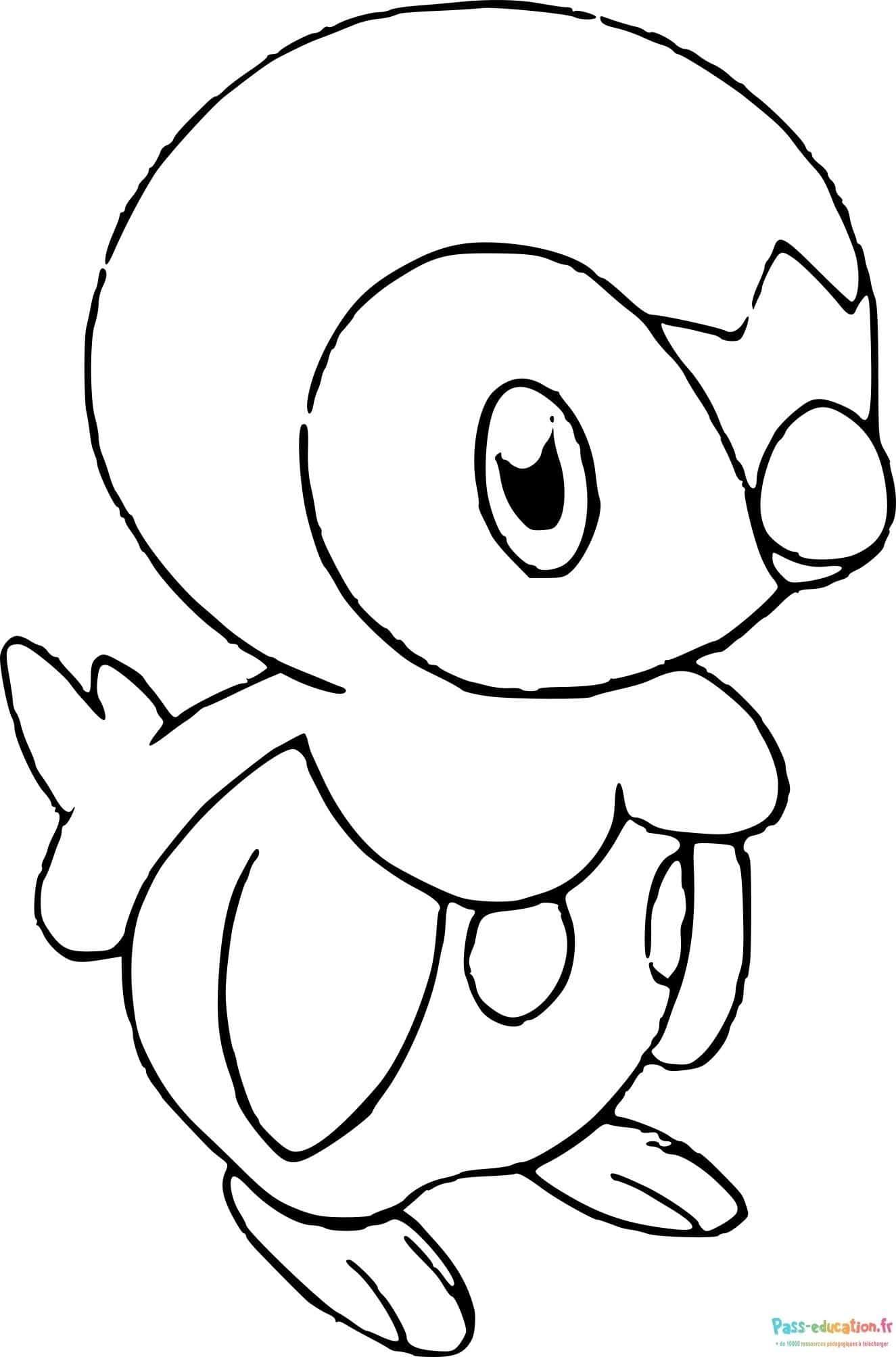 Coloriage Poussifeu à imprimer et colorier