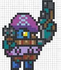 Coloriage Brawler mystérieux à imprimer et colorier