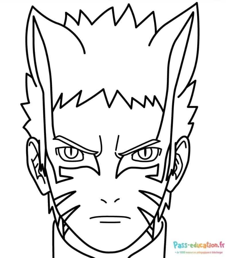 Coloriage Jeune ninja à imprimer et colorier